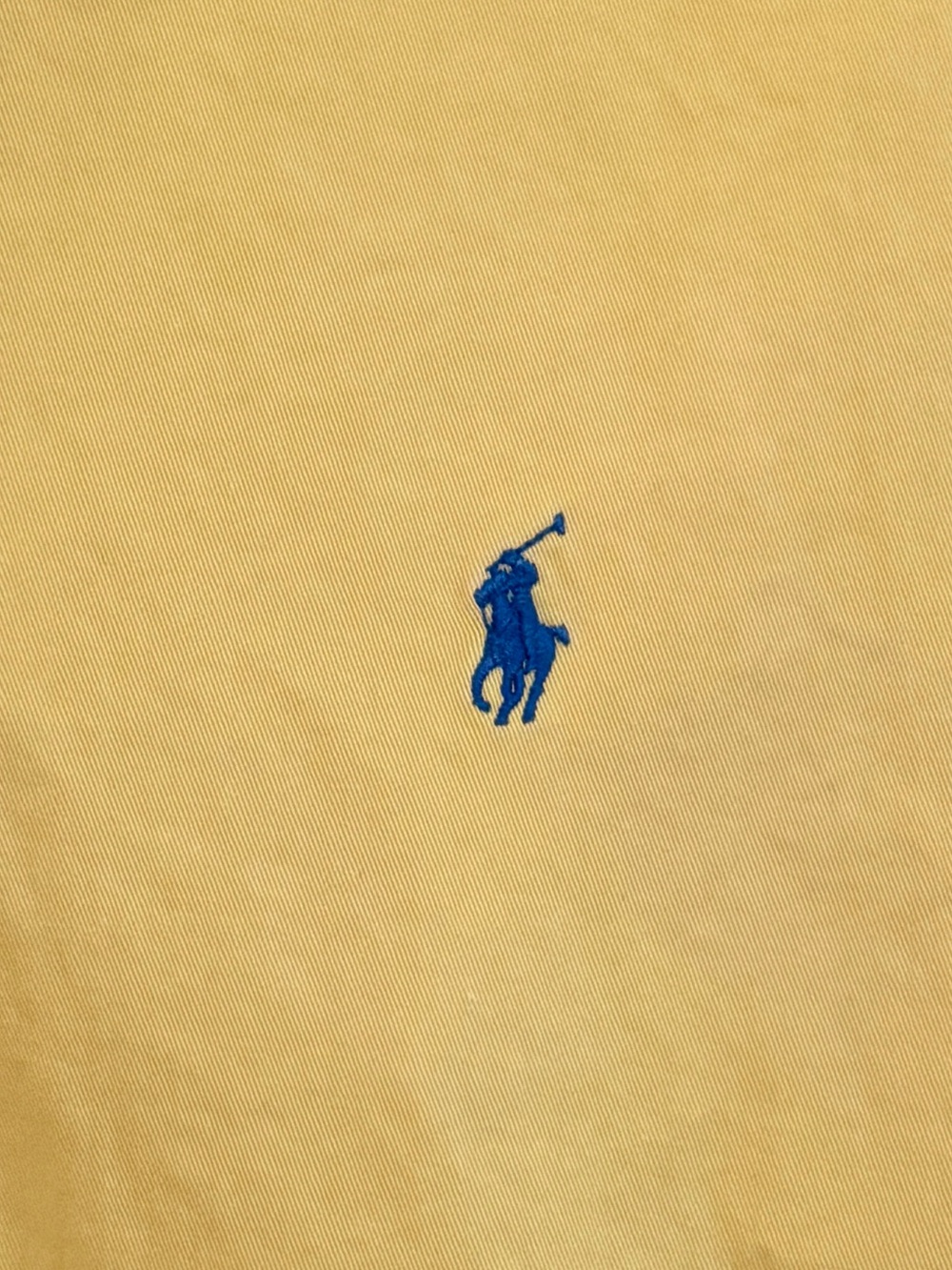 Ralph Lauren Oversized Button Up Shirt Yellow Size Large XL Women’s Cotton Fall - Picture 5 of 9
